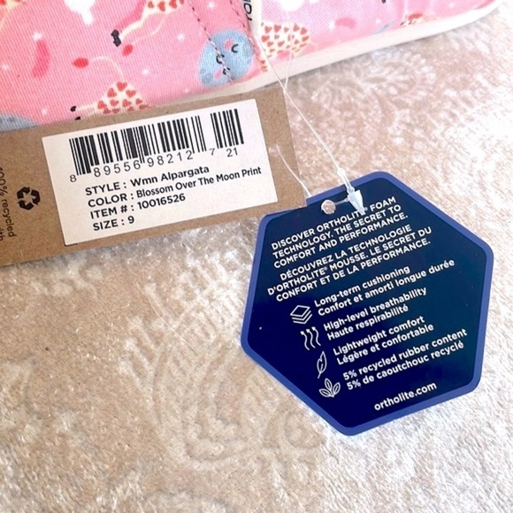 Brand New Toms Pink Blossom Over the Moon Print Cows Slip On Shoes Flats - Picture 13 of 14